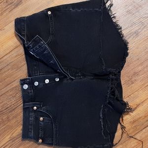 Levis Black Cut-Off shorts size 30